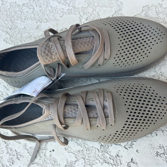 Crocs Lite Ride Lace-Up Sneakers - Picture 2 of 3